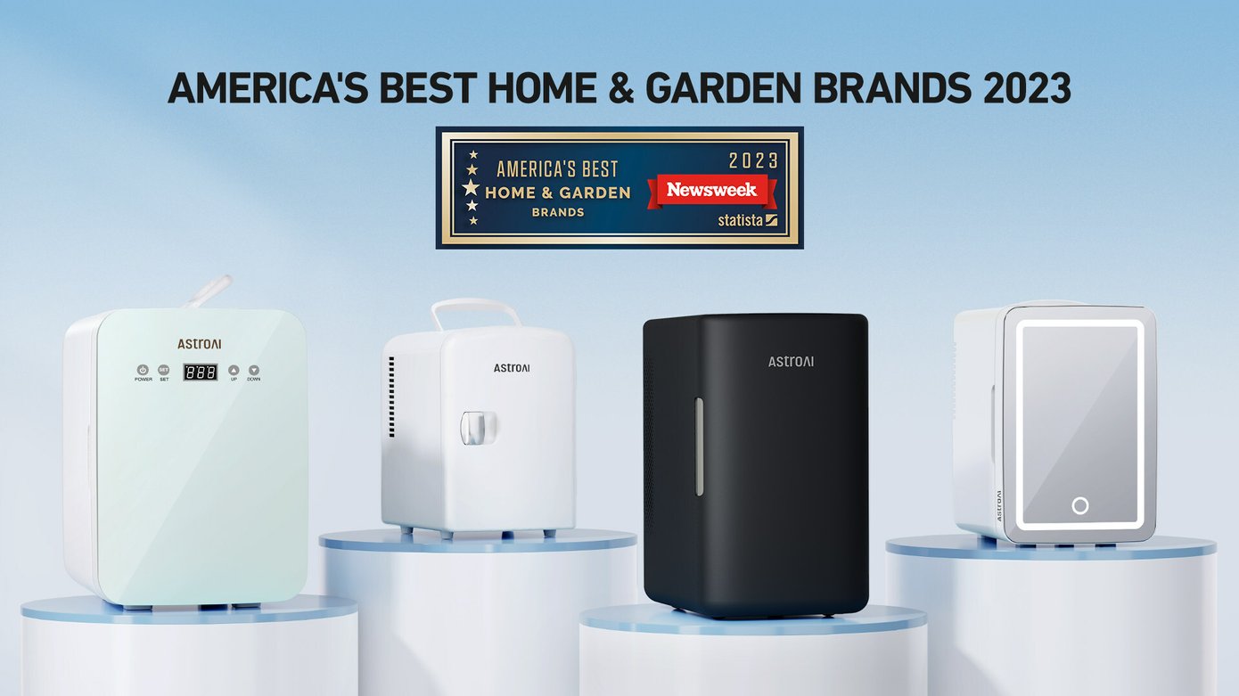 AstroAI Recognized as One of America\'s Best Home and Garden Brands 2023 with Its Mini Fridge Lineup