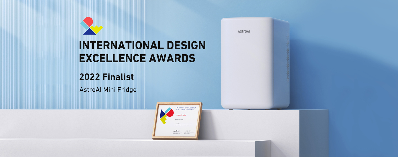 AstroAI Mini Fridge Selected as International Design Excellence Award Finalist